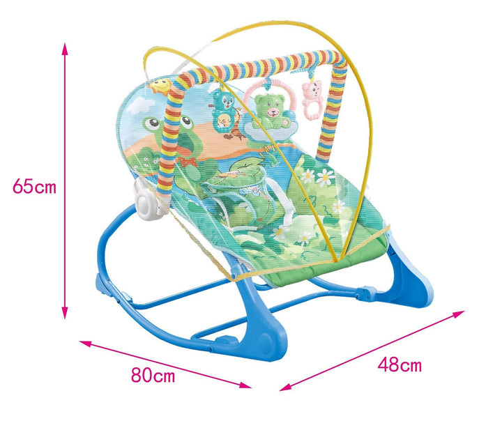 Portable Foldable Baby Rocking Chair with Mosquito Net - Cozy and Convenient - Totostore