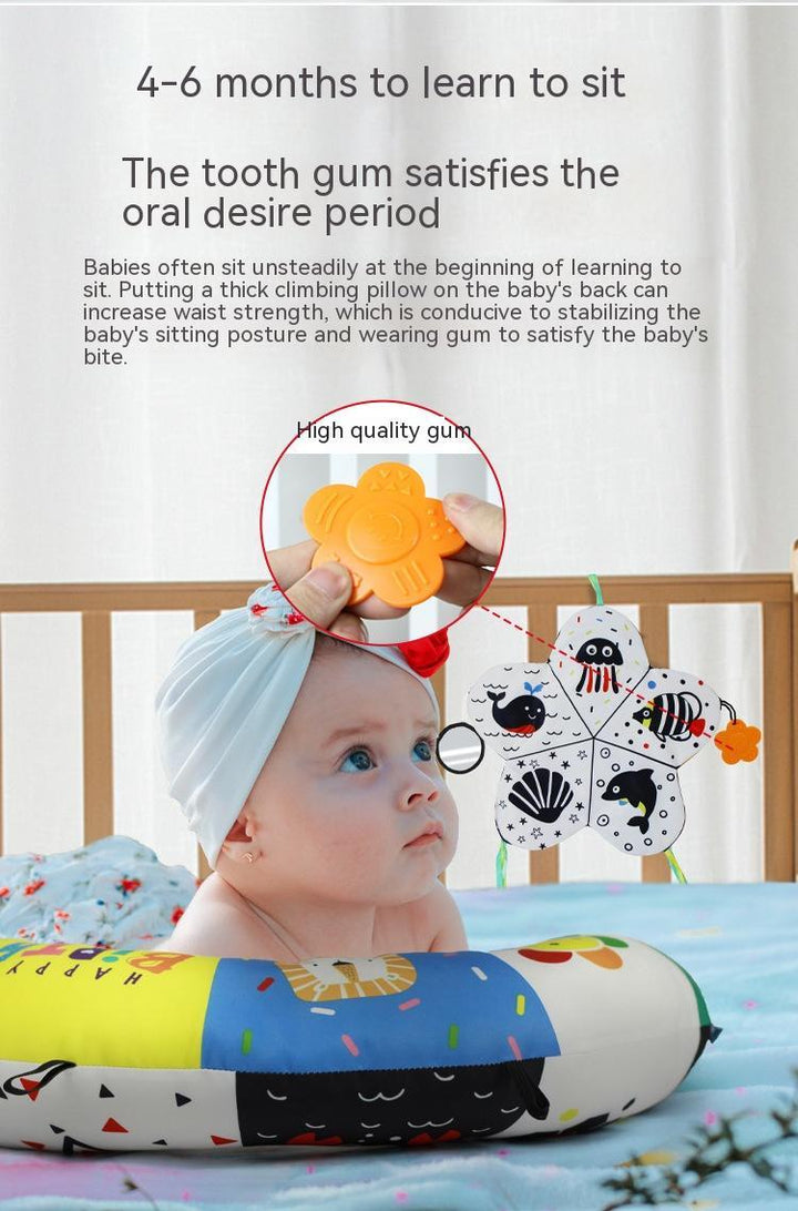 Baby U-Shaped Learning Pillow - Soft and Supportive for Your Little Ones Developing Skills - Totostore