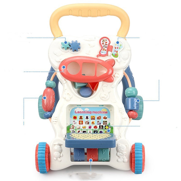 Childrens Multi-functional Walker Early Education and Puzzle in One - Totostore