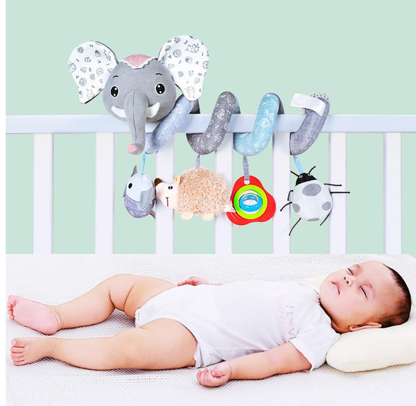 Plush Car Hanging Bed Toy for Babies - Perfect Baby Gift - Totostore