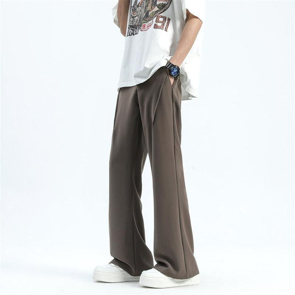 Mens Slightly Flared Suit Pants - Stylish and Modern Design for the Fashion-Forward Man