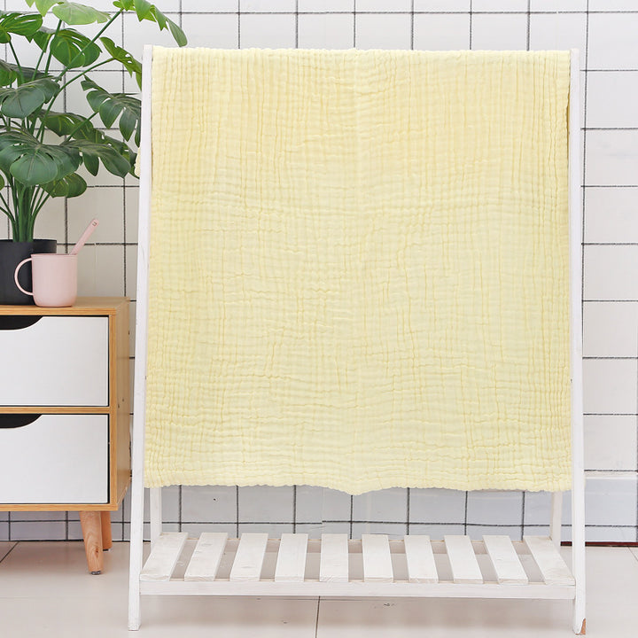 Six-Layer Seersucker Quilt Baby Bath Towel - Soft and Luxurious - Totostore