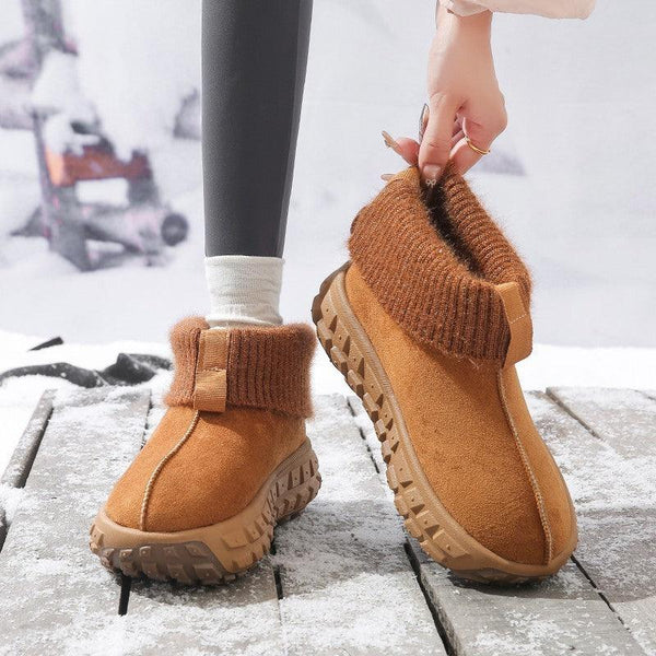 Resin Sole Womens Snow Boots - Non-Slip  Wear-Resistant