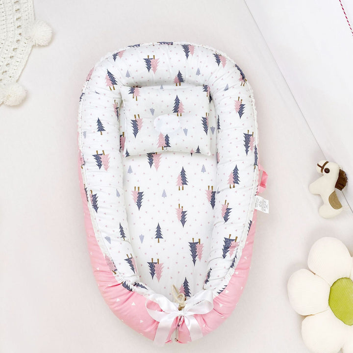 Portable Pure Cotton Baby Nest Bed - Newborn In Bed Bassinet - Soft and Comfortable - Totostore