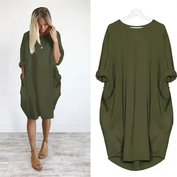 Stylish and Comfortable Maternity Dress - Perfect for Expecting Moms Shop Now - Totostore