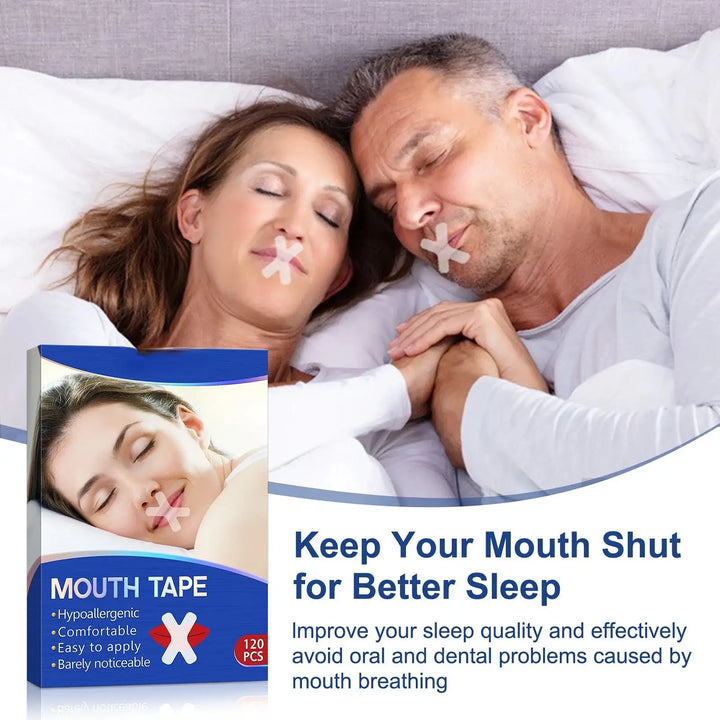 Breathe Easy with Breath Ease Mouth Tape - Natural Snoring Solution - Totostore