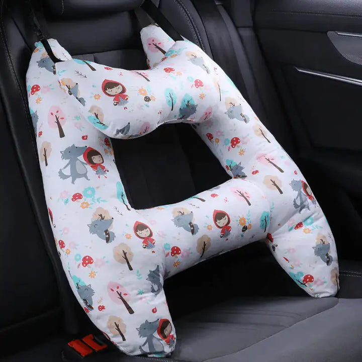 Kids Car Travel Pillow - Comfort for Little Ones on the Go Perfect for Road Trips Airplane Rides or Daily Commutes - Totostore