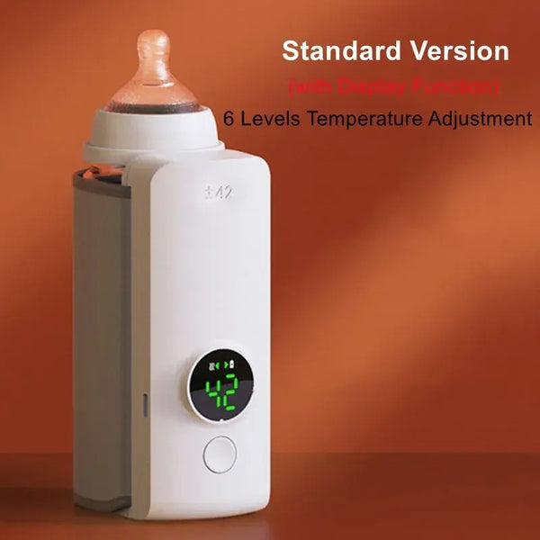 Rechargeable Baby Bottle Warmer - Convenient and Safe Solution for Warm Milk On-The-Go - Totostore