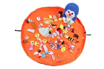 Portable Kids Toy Storage Bag Play Mat - Multifunctional Convenient - Totostore