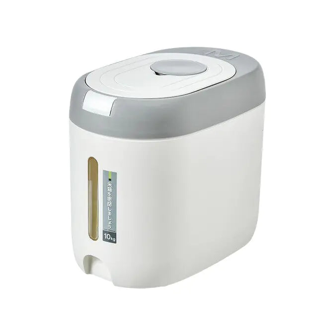 Effortless Storage Automatic Kitchen Rice Bin - Maximize Space and Keep Your Rice Fresh - Totostore