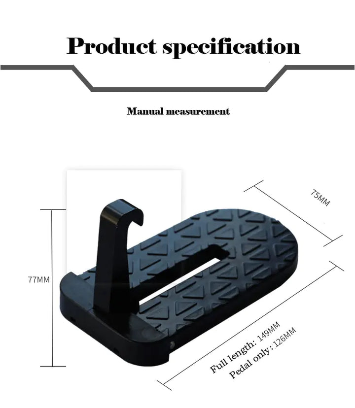 Foldable Car Roof Rack Step - Multifunction Design for Easy Access Perfect for Camping Travel and More - Totostore