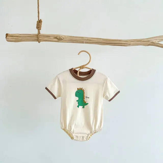 Little Dino Baby Bodysuit - Adorable Boys Clothes for Your Little Explorer - Totostore