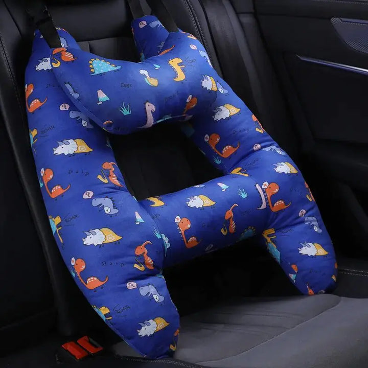 Kids Car Travel Pillow - Comfort for Little Ones on the Go Perfect for Road Trips Airplane Rides or Daily Commutes - Totostore