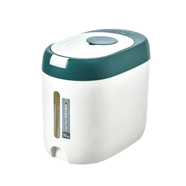 Effortless Storage Automatic Kitchen Rice Bin - Maximize Space and Keep Your Rice Fresh - Totostore