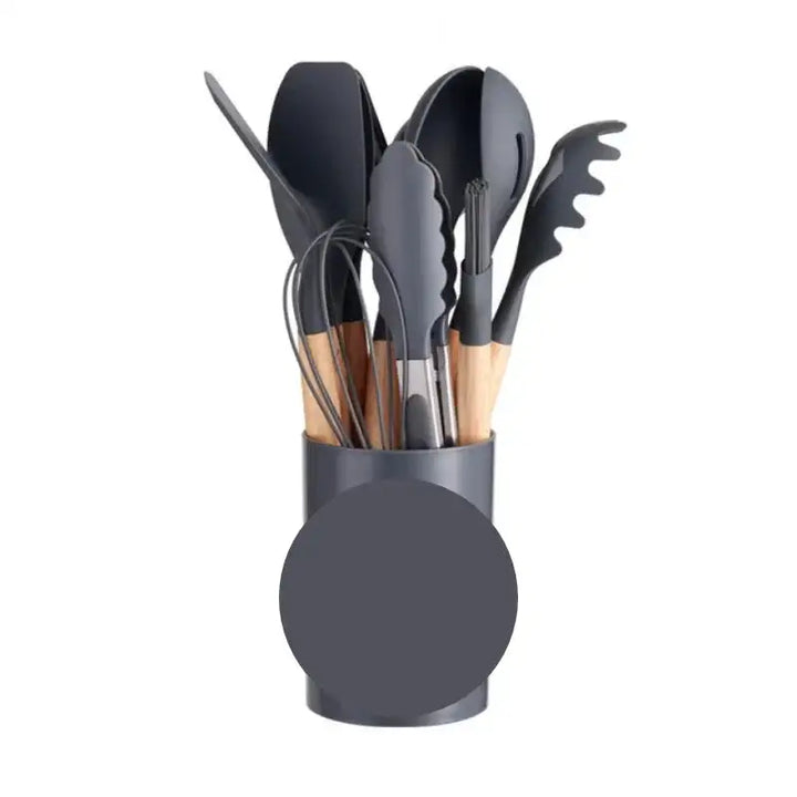 Nordic 12-Piece Silicone Set - Durable Kitchen Utensils for Everyday Use - Totostore