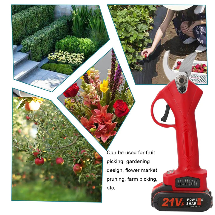 High-Powered Cordless Electric Pruner - Efficient Gardening Tool - Totostore