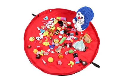 Portable Kids Toy Storage Bag Play Mat - Multifunctional Convenient - Totostore